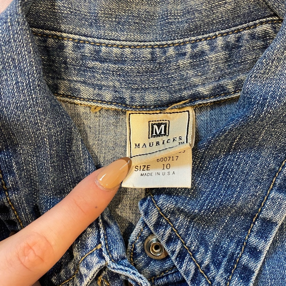 Vintage Button Denim Dress - Picture 3 of 5